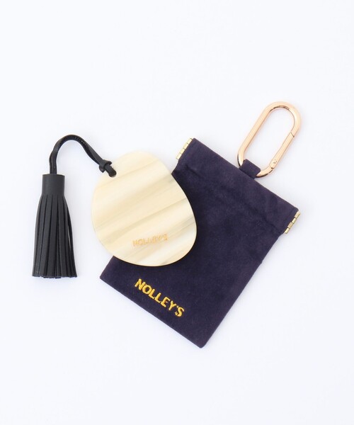NOLLEY’S（ノーリーズ）の「ミラーインバッグチャーム（チャーム・レディース・オリーブ/ブラウン系その他/ホワイト系その他・FREE）」の2枚目の写真