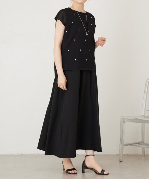 BEARDSLEY(ビアズリー)の「ドット刺繍ニット(ニット/セーター・レディース・グレー/ブラック・FREE)」の18枚目の写真