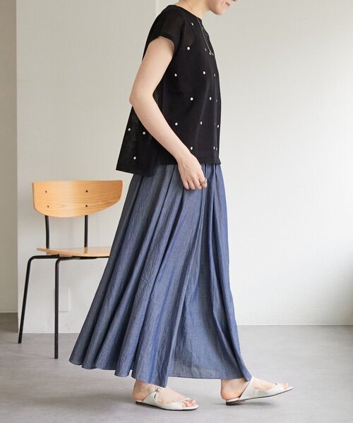 BEARDSLEY(ビアズリー)の「ドット刺繍ニット(ニット/セーター・レディース・グレー/ブラック・FREE)」の20枚目の写真