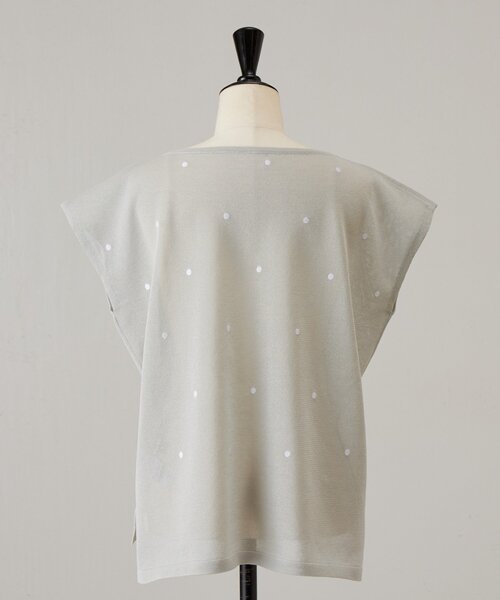 BEARDSLEY（ビアズリー）の「ドット刺繍ニット（ニット/セーター・レディース・グレー/ブラック・FREE）」の12枚目の写真