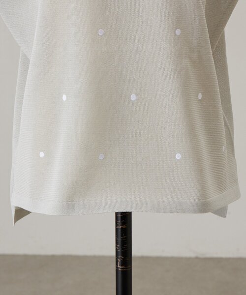 BEARDSLEY（ビアズリー）の「ドット刺繍ニット（ニット/セーター・レディース・グレー/ブラック・FREE）」の15枚目の写真