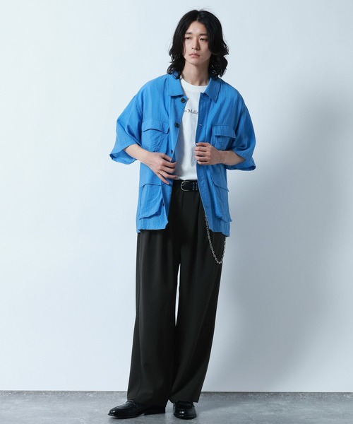 RAGEBLUE(レイジブルー)の「Summer Cocoon Easy Pants/サマーコクーンイージーパンツ(スラックス・メンズ・ブラック/ベージュ/グレー・LARGE/MEDIUM)」の4枚目の写真