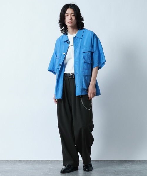 RAGEBLUE(レイジブルー)の「Summer Cocoon Easy Pants/サマーコクーンイージーパンツ(スラックス・メンズ・ブラック/ベージュ/グレー・LARGE/MEDIUM)」の5枚目の写真