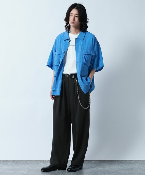 RAGEBLUE(レイジブルー)の「Summer Cocoon Easy Pants/サマーコクーンイージーパンツ(スラックス・メンズ・ブラック/ベージュ/グレー・LARGE/MEDIUM)」の6枚目の写真