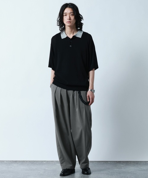 RAGEBLUE(レイジブルー)の「Summer Cocoon Easy Pants/サマーコクーンイージーパンツ(スラックス・メンズ・ブラック/ベージュ/グレー・LARGE/MEDIUM)」の16枚目の写真