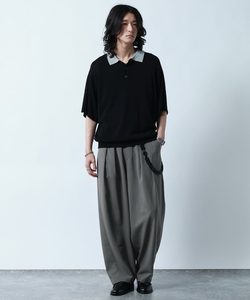 RAGEBLUE(レイジブルー)の「Summer Cocoon Easy Pants/サマーコクーンイージーパンツ(スラックス・メンズ・ブラック/ベージュ/グレー・LARGE/MEDIUM)」の17枚目の写真