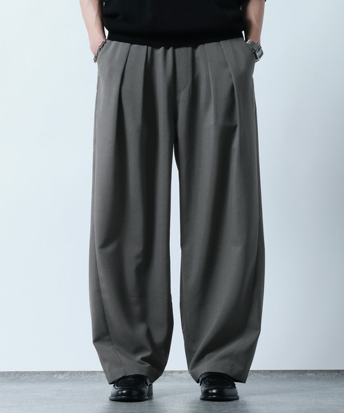 RAGEBLUE(レイジブルー)の「Summer Cocoon Easy Pants/サマーコクーンイージーパンツ(スラックス・メンズ・ブラック/ベージュ/グレー・LARGE/MEDIUM)」の19枚目の写真