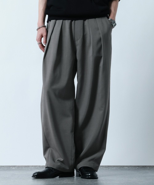 RAGEBLUE(レイジブルー)の「Summer Cocoon Easy Pants/サマーコクーンイージーパンツ(スラックス・メンズ・ブラック/ベージュ/グレー・LARGE/MEDIUM)」の20枚目の写真