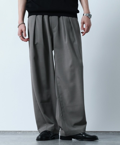 RAGEBLUE(レイジブルー)の「Summer Cocoon Easy Pants/サマーコクーンイージーパンツ(スラックス・メンズ・ブラック/ベージュ/グレー・LARGE/MEDIUM)」の21枚目の写真
