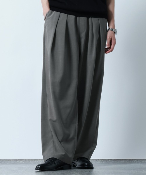 RAGEBLUE(レイジブルー)の「Summer Cocoon Easy Pants/サマーコクーンイージーパンツ(スラックス・メンズ・ブラック/ベージュ/グレー・LARGE/MEDIUM)」の22枚目の写真