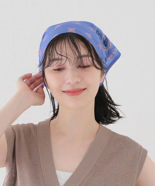 JOURNAL STANDARD(ジャーナルスタンダード)の「【VISMAYA/ヴィスマヤ】 バンダナ(バンダナ/スカーフ・レディース・チャコールグレー/グリーン/オレンジ/ブルー・FREE)」の19枚目の写真