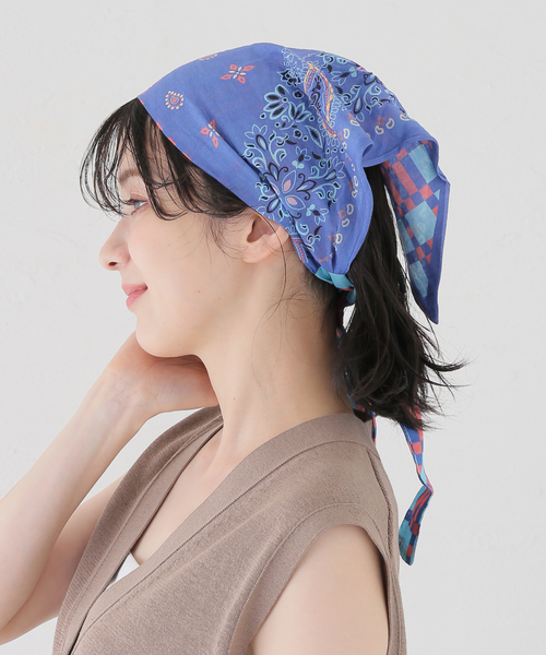 JOURNAL STANDARD(ジャーナルスタンダード)の「【VISMAYA/ヴィスマヤ】 バンダナ(バンダナ/スカーフ・レディース・チャコールグレー/グリーン/オレンジ/ブルー・FREE)」の20枚目の写真