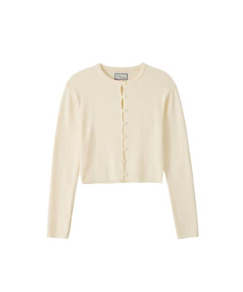 SALON DE YOHN（サロンドヨーン）の「Button Slit Cardigan_ Cream（ニット/セーター・レディース・その他・FREE）」の2枚目の写真