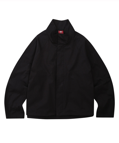 DESIRED（デシレッド）の「ハイネックジャンパー-FASK4101B03（ナイロンジャケット・レディース・ブラック・MEDIUM/LARGE/X-LARGE）」の2枚目の写真