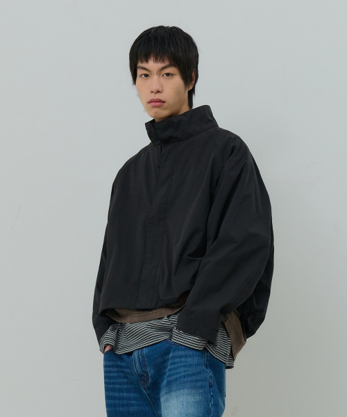 DESIRED（デシレッド）の「ハイネックジャンパー-FASK4101B03（ナイロンジャケット・レディース・ブラック・MEDIUM/LARGE/X-LARGE）」の6枚目の写真