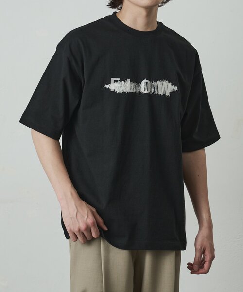 COLONY 2139（コロニートゥーワンスリーナイン）の「スクラッチロゴTシャツ（Tシャツ/カットソー・メンズ・ホワイト/ブラック・LARGE/MEDIUM）」の7枚目の写真