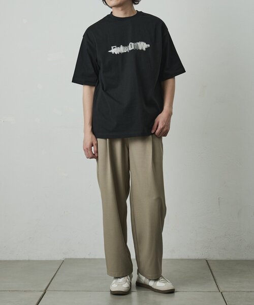 COLONY 2139（コロニートゥーワンスリーナイン）の「スクラッチロゴTシャツ（Tシャツ/カットソー・メンズ・ホワイト/ブラック・LARGE/MEDIUM）」の5枚目の写真