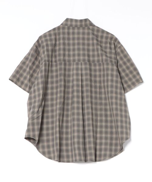 gossara(ゴサラ)の「【ナチュラルな風合い】チェックシャツ(シャツ/ブラウス・レディース・チャコールグレー/グレー・FREE)」の6枚目の写真
