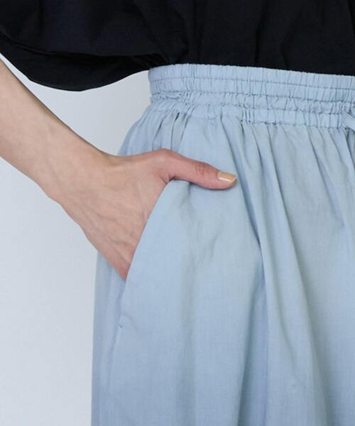 LOISIR（ロワズィール）の「インドコットンボイルハンド段染め・無地ボトルシルエットパンツ（その他パンツ・レディース・ベージュ/ブルー系その他・FREE）」の20枚目の写真