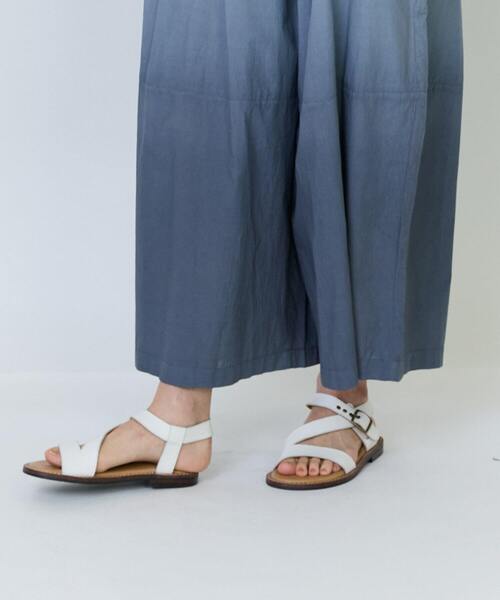 LOISIR（ロワズィール）の「インドコットンボイルハンド段染め・無地ボトルシルエットパンツ（その他パンツ・レディース・ベージュ/ブルー系その他・FREE）」の21枚目の写真