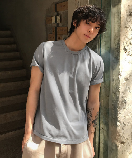 LEIRE（ルアール）の「90年代ヴィンテージフィットピグメントTシャツ[グレー]（Tシャツ/カットソー・メンズ・その他・MEDIUM/LARGE/X-LARGE/2XL）」の5枚目の写真