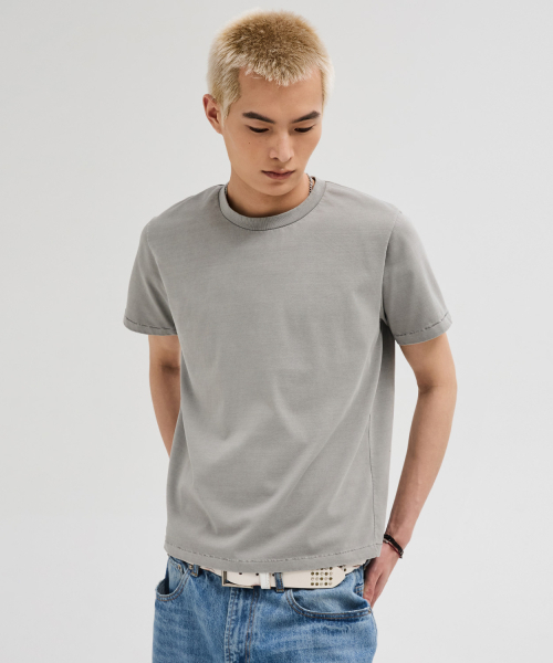 LEIRE（ルアール）の「90年代ヴィンテージフィットピグメントTシャツ[グレー]（Tシャツ/カットソー・メンズ・その他・MEDIUM/LARGE/X-LARGE/2XL）」の8枚目の写真