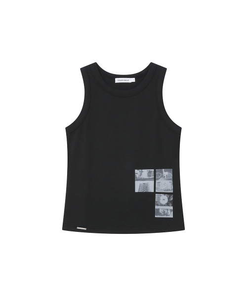 Miseki SEOUL(ミセキソウル)の「Photo album graphic sleeveless BLACK(Tシャツ/カットソー・レディース・その他・1/2)」の2枚目の写真