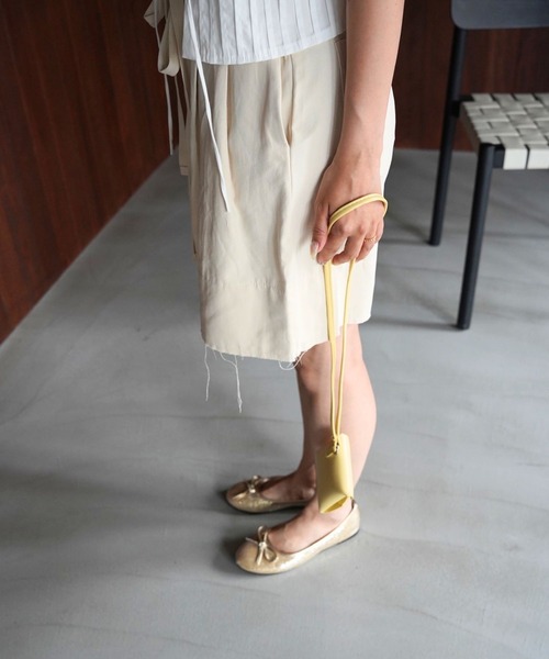 SANSeLF(サンセルフ)の「【SANSeLF】カットオフリボンベルトバミューダパンツ saw26s090(その他パンツ・レディース・オフホワイト・FREE)」の7枚目の写真
