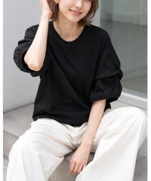 バブルスリーブTシャツ