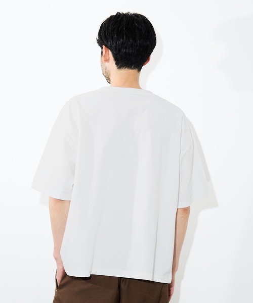 URBAN COLLECTION（アーバンコレクション）の「URBAN COLLECTION リンクスジャガードボックスＴシャツ（Tシャツ/カットソー・メンズ・ブラック/ホワイト/ライトグレー/ブルーグリーン/ブラウン・S/M/L/XL）」の11枚目の写真