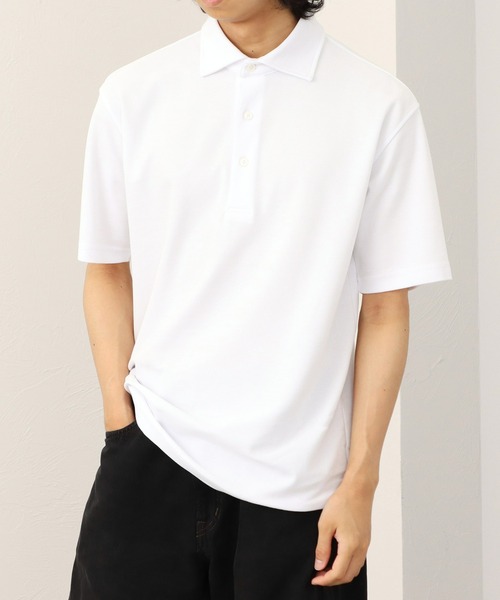 EDWIN(エドウィン)の「デニスラ ポロシャツ ビジネス 半袖(ポロシャツ・メンズ・グレー/ネイビー/ホワイト・MEDIUM/LARGE/X-LARGE)」の2枚目の写真