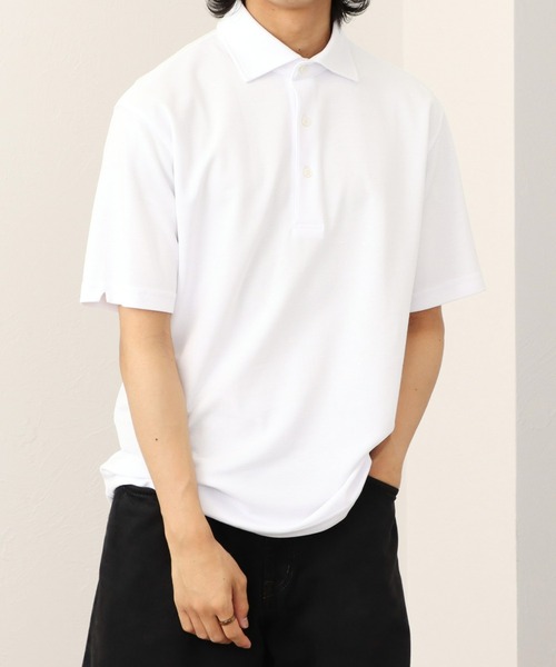 EDWIN(エドウィン)の「デニスラ ポロシャツ ビジネス 半袖(ポロシャツ・メンズ・グレー/ネイビー/ホワイト・MEDIUM/LARGE/X-LARGE)」の6枚目の写真