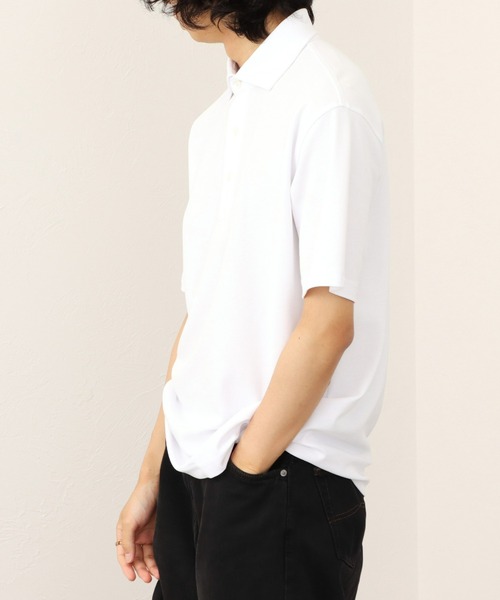 EDWIN(エドウィン)の「デニスラ ポロシャツ ビジネス 半袖(ポロシャツ・メンズ・グレー/ネイビー/ホワイト・MEDIUM/LARGE/X-LARGE)」の7枚目の写真