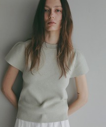 セール】RIB PEPLUM KNIT TOPS（その他トップス）｜MANOF（マノフ）の