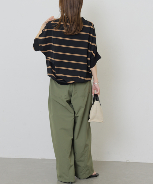 JOURNAL STANDARD relume(ジャーナルスタンダード レリューム)の「《新色》ウォッシャブルニットポロシャツ(ニット/セーター・レディース・ブラック系その他/ベージュ系その他・FREE)」の6枚目の写真