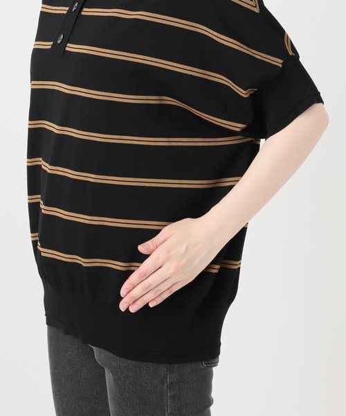 JOURNAL STANDARD relume(ジャーナルスタンダード レリューム)の「《新色》ウォッシャブルニットポロシャツ(ニット/セーター・レディース・ブラック系その他/ベージュ系その他・FREE)」の22枚目の写真