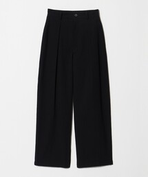 Steven Alan | <Steven Alan>リップル コットン タック トラウザーズ ブラック(その他パンツ)