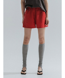 ANNEHEARTS（アンハーツ）の「Side Lace Nylon Shorts_RED（その他パンツ）」