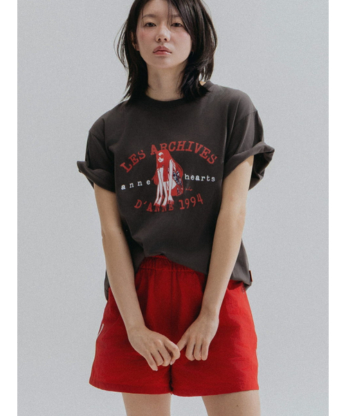 ANNEHEARTS（アンハーツ）の「Side Lace Nylon Shorts_RED（その他パンツ・レディース・その他・FREE）」の3枚目の写真