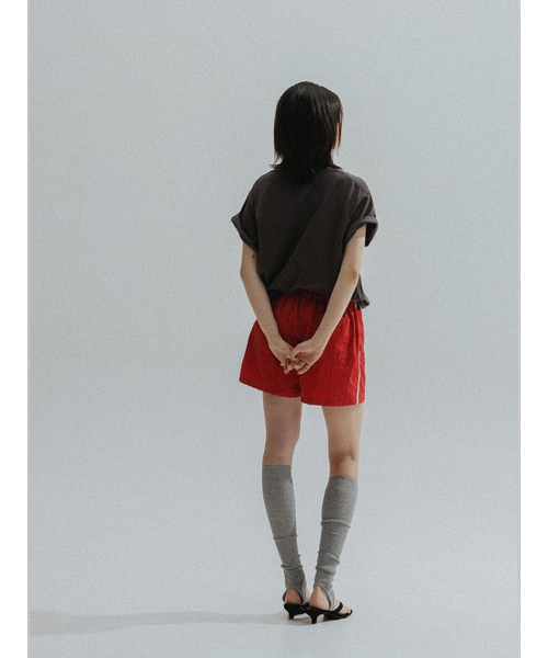ANNEHEARTS（アンハーツ）の「Side Lace Nylon Shorts_RED（その他パンツ・レディース・その他・FREE）」の4枚目の写真