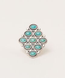 A.en（エイエン ）の「【CHAN LUU】SILVER TURQUOISE ADJUSTABLE RING（リング）」