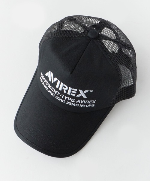 AVIREX(アヴィレックス)の「AVIREX/アビレックス AVIREX AX NUMBERING メッシュキャップ フロントロゴ カーブバイザー メンズ レディース 2026年 夏 夏服(キャップ・メンズ・ブラック/ネイビー/ブラック×ホワイト/ブラック×ブラック・FREE)」の13枚目の写真