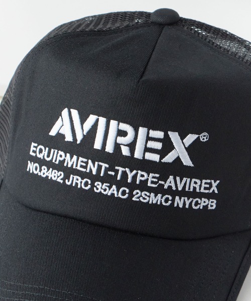 AVIREX(アヴィレックス)の「AVIREX/アビレックス AVIREX AX NUMBERING メッシュキャップ フロントロゴ カーブバイザー メンズ レディース 2026年 夏 夏服(キャップ・メンズ・ブラック/ネイビー/ブラック×ホワイト/ブラック×ブラック・FREE)」の14枚目の写真