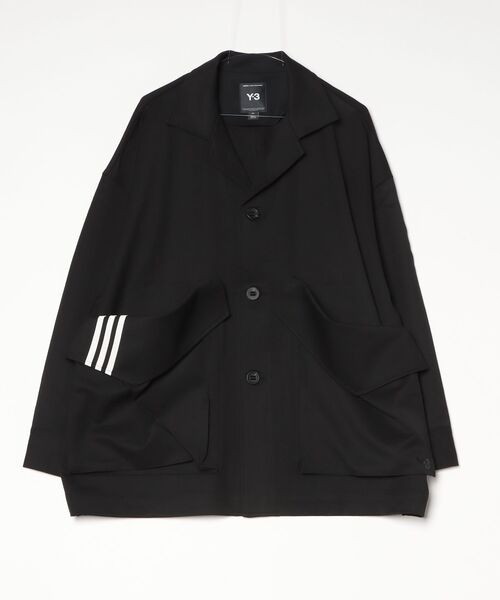 Y-3(ワイスリー)の「Y-3 WOOL CHORE COAT(テーラードジャケット・レディース・ブラック・SMALL/MEDIUM/LARGE/X-SMALL/XX-SMALL)」の5枚目の写真