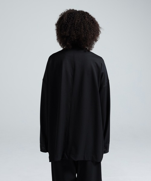 Y-3(ワイスリー)の「Y-3 WOOL CHORE COAT(テーラードジャケット・レディース・ブラック・SMALL/MEDIUM/LARGE/X-SMALL/XX-SMALL)」の3枚目の写真