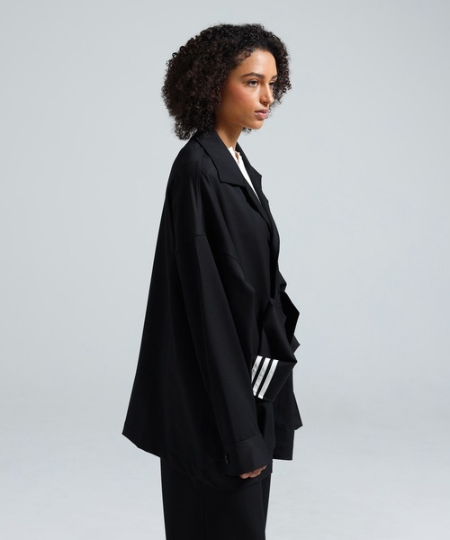 Y-3(ワイスリー)の「Y-3 WOOL CHORE COAT(テーラードジャケット・レディース・ブラック・SMALL/MEDIUM/LARGE/X-SMALL/XX-SMALL)」の2枚目の写真