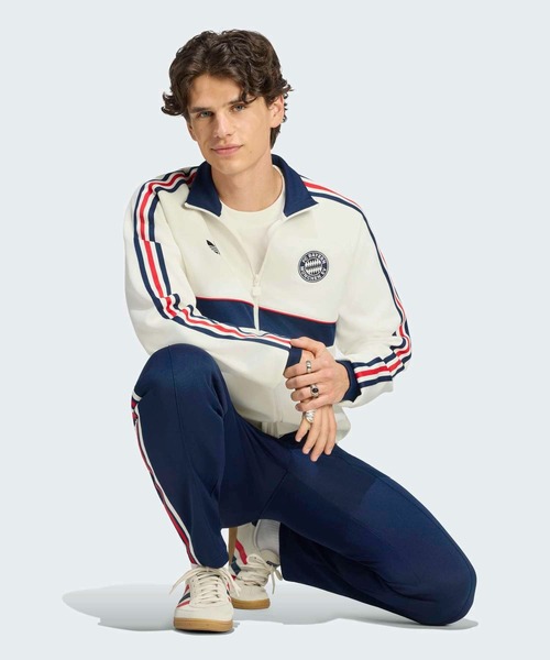 adidas(アディダス)の「FCバイエルン・ミュンヘン OG トラックトップ / ジャージ / トラックジャケット / アディダス adidas(ジャージ・メンズ・ホワイト・X-LARGE/SMALL/MEDIUM/LARGE/XXX-LARGE/XX-LARGE)」の6枚目の写真