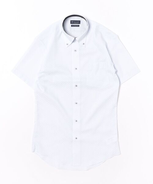 TOKYO SHIRTS(トウキョウシャツ)の「【超形態安定】 形態安定ノンアイロン ボタンダウン 半袖ビジネスワイシャツ(ビジネスシャツ・メンズ・サックスブルー・首回り37cm)」の6枚目の写真