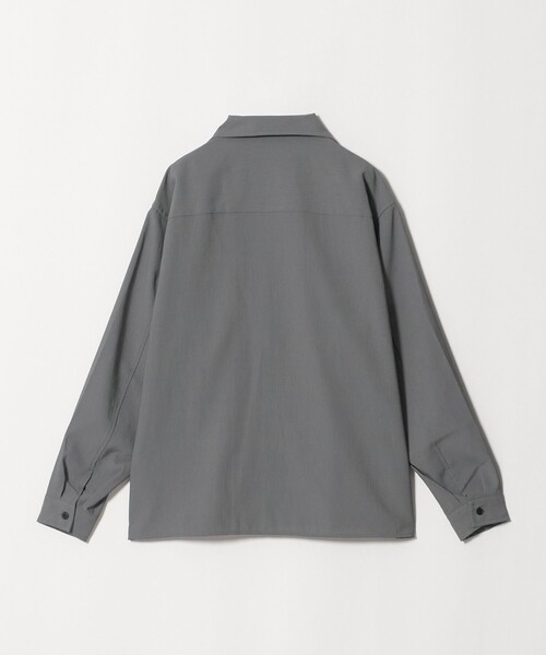 green label relaxing(グリーンレーベルリラクシング)の「SHIELDRY フライフロント 長袖 オープンカラー シャツ -伸縮性・UVカット・遮熱-(シャツ/ブラウス・メンズ・ダークグレー/モカ/グレー系・L/S/XL/M)」の10枚目の写真