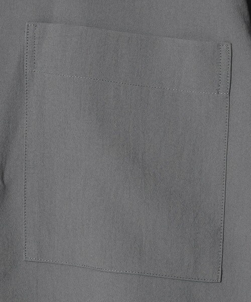 green label relaxing(グリーンレーベルリラクシング)の「SHIELDRY フライフロント 長袖 オープンカラー シャツ -伸縮性・UVカット・遮熱-(シャツ/ブラウス・メンズ・ダークグレー/モカ/グレー系・L/S/XL/M)」の15枚目の写真